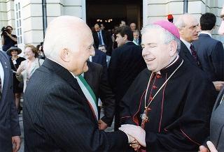 Alessandria: visita del Presidente della Repubblica in occasione della cerimonia di consegna della Medaglia d'Oro al Valor Militare al Gonfalone della Provincia