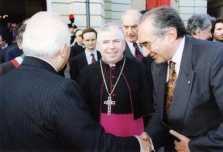 Alessandria: visita del Presidente della Repubblica in occasione della cerimonia di consegna della Medaglia d'Oro al Valor Militare al Gonfalone della Provincia