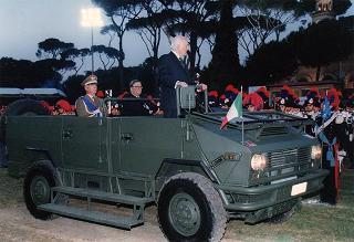 Roma, Piazza di Siena: intervento del Presidente della Repubblica alla celebrazione del 183° anniversario di fondazione dell'Arma dei Carabinieri