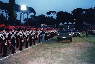 Roma, Piazza di Siena: intervento del Presidente della Repubblica alla celebrazione del 183° anniversario di fondazione dell'Arma dei Carabinieri