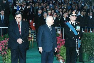 Roma, Piazza di Siena: intervento del Presidente della Repubblica alla celebrazione del 183° anniversario di fondazione dell'Arma dei Carabinieri