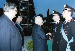 Roma, Piazza di Siena: intervento del Presidente della Repubblica alla celebrazione del 183° anniversario di fondazione dell'Arma dei Carabinieri