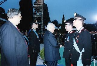 Roma, Piazza di Siena: intervento del Presidente della Repubblica alla celebrazione del 183° anniversario di fondazione dell'Arma dei Carabinieri