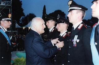 Roma, Piazza di Siena: intervento del Presidente della Repubblica alla celebrazione del 183° anniversario di fondazione dell'Arma dei Carabinieri