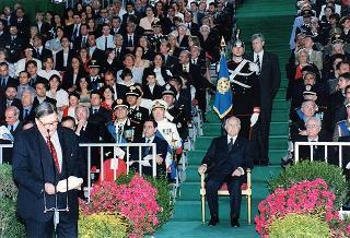 Roma, Piazza di Siena: intervento del Presidente della Repubblica alla celebrazione del 183° anniversario di fondazione dell'Arma dei Carabinieri