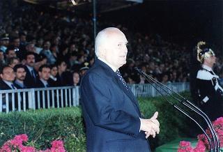 Roma, Piazza di Siena: intervento del Presidente della Repubblica alla celebrazione del 183° anniversario di fondazione dell'Arma dei Carabinieri