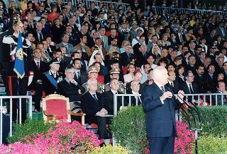 Roma, Piazza di Siena: intervento del Presidente della Repubblica alla celebrazione del 183° anniversario di fondazione dell'Arma dei Carabinieri