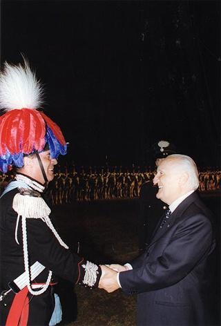 Roma, Piazza di Siena: intervento del Presidente della Repubblica alla celebrazione del 183° anniversario di fondazione dell'Arma dei Carabinieri