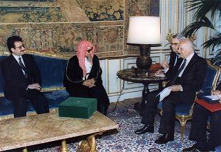Incontro con Muhammad Ibn Ibrahim Uthman Ibn Jubair, presidente della Camera dei Deputati del Regno dell'Arabia Saudita