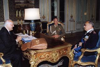 Gen. div. Domenico Pisani, vice Comandante generale dell'Arma dei Carabinieri: visita di congedo