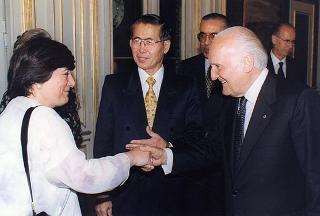 Incontro con il Presidente della Repubblica del Perù Alberto Fujimori