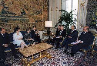 Incontro con il Presidente della Repubblica del Perù Alberto Fujimori