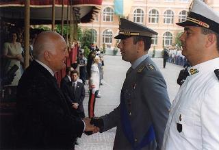 Roma: intervento del Presidente della Repubblica in forma ufficiale alla celebrazione del 223° anniversario di fondazione del Corpo della Guardia di Finanza