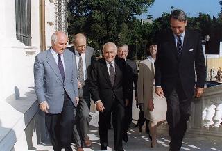 Visita del Presidente della Repubblica alla Galleria Borghese