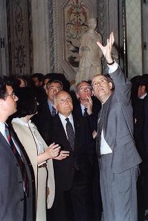 Visita del Presidente della Repubblica alla Galleria Borghese