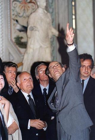 Visita del Presidente della Repubblica alla Galleria Borghese