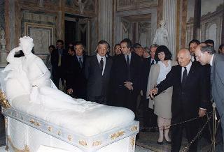 Visita del Presidente della Repubblica alla Galleria Borghese