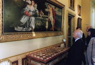Visita del Presidente della Repubblica alla Galleria Borghese