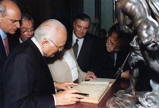 Visita del Presidente della Repubblica alla Galleria Borghese