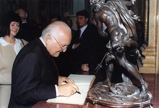 Visita del Presidente della Repubblica alla Galleria Borghese