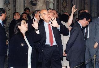 Visita del Presidente della Repubblica alla Galleria Borghese