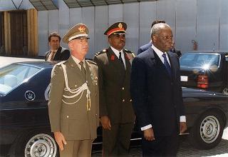 Incontro e successiva colazione con il Presidente della Repubblica dell'Angola Josè Edoardo Dos Santos