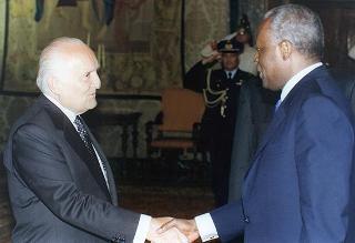 Incontro e successiva colazione con il Presidente della Repubblica dell'Angola Josè Edoardo Dos Santos