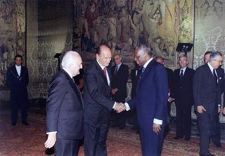 Incontro e successiva colazione con il Presidente della Repubblica dell'Angola Josè Edoardo Dos Santos