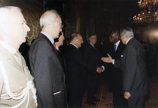 Incontro e successiva colazione con il Presidente della Repubblica dell'Angola Josè Edoardo Dos Santos
