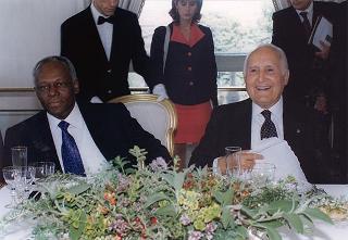 Incontro e successiva colazione con il Presidente della Repubblica dell'Angola Josè Edoardo Dos Santos