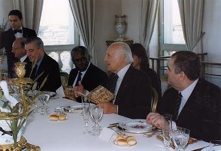 Incontro e successiva colazione con il Presidente della Repubblica dell'Angola Josè Edoardo Dos Santos