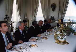 Incontro e successiva colazione con il Presidente della Repubblica dell'Angola Josè Edoardo Dos Santos