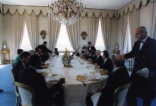 Incontro e successiva colazione con il Presidente della Repubblica dell'Angola Josè Edoardo Dos Santos