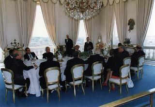 Incontro e successiva colazione con il Presidente della Repubblica dell'Angola Josè Edoardo Dos Santos