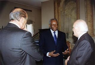 Incontro e successiva colazione con il Presidente della Repubblica dell'Angola Josè Edoardo Dos Santos