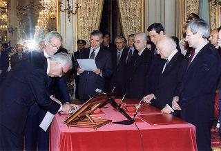 Giuramento del nuovo giudice costituzionale prof. Annibale Marini