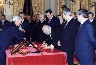 Giuramento del nuovo giudice costituzionale prof. Annibale Marini