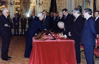 Giuramento del nuovo giudice costituzionale prof. Annibale Marini