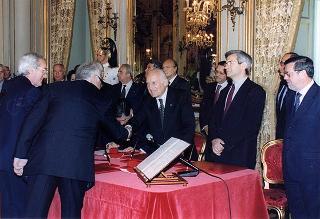 Giuramento del nuovo giudice costituzionale prof. Annibale Marini