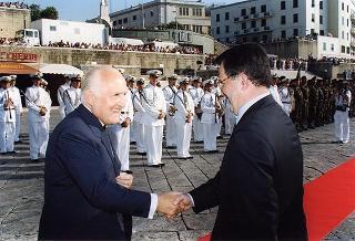 Intervento del Presidente della Repubblica a Brindisi in occasione del rientro di un'aliquota del Contingente italiano impiegato in Albania