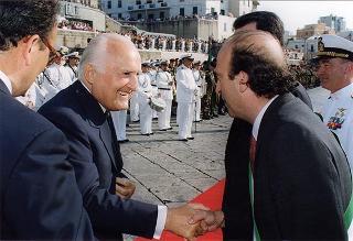 Intervento del Presidente della Repubblica a Brindisi in occasione del rientro di un'aliquota del Contingente italiano impiegato in Albania