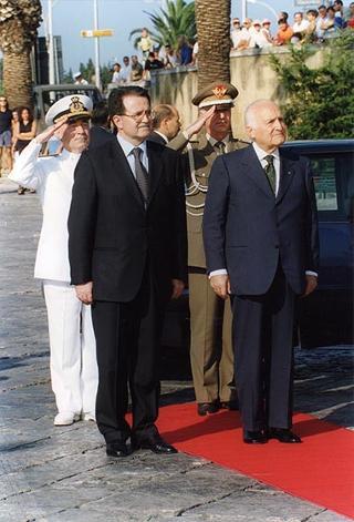 Intervento del Presidente della Repubblica a Brindisi in occasione del rientro di un'aliquota del Contingente italiano impiegato in Albania