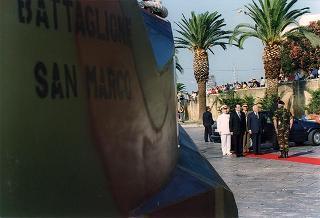 Intervento del Presidente della Repubblica a Brindisi in occasione del rientro di un'aliquota del Contingente italiano impiegato in Albania