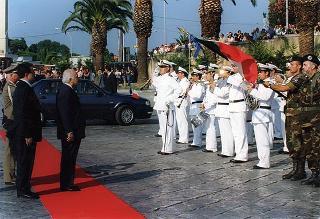 Intervento del Presidente della Repubblica a Brindisi in occasione del rientro di un'aliquota del Contingente italiano impiegato in Albania