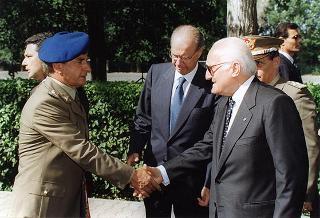 Intervento del Presidente della Repubblica ai funerali  dei quattro militari italiani del Contingente ITALAIR operante nell'ambito della missione di pace in Libano UNIFIL celebrati nel Centro Aviazione Esercito di Viterbo