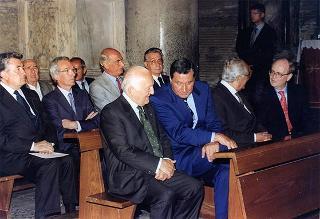 Intervento del Presidente della Repubblica alla celebrazione della S. Messa, nella Basilica di S. Lorenzo fuori le Mura, in occasione del 43° anniversario della scomparsa di Alcide De Gasperi