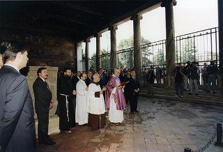 Intervento del Presidente della Repubblica alla celebrazione della S. Messa, nella Basilica di S. Lorenzo fuori le Mura, in occasione del 43° anniversario della scomparsa di Alcide De Gasperi
