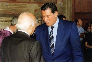 Intervento del Presidente della Repubblica alla celebrazione della S. Messa, nella Basilica di S. Lorenzo fuori le Mura, in occasione del 43° anniversario della scomparsa di Alcide De Gasperi
