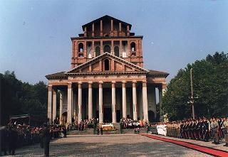 Intervento del Presidente della Repubblica al 4° Raduno commemorativo militare e civile al Santuario del Ss. Crocefisso di Boca (Novara)