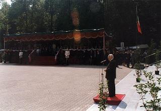 Intervento del Presidente della Repubblica al 4° Raduno commemorativo militare e civile al Santuario del Ss. Crocefisso di Boca (Novara)